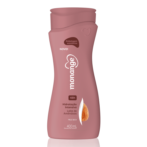 Hidratante Monange Leite de Amêndoas Hidratação Intensiva com Ação Desodorante