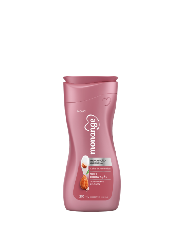 Hidratante Monange Leite de Amêndoas Hidratação Intensiva com Ação Desodorante